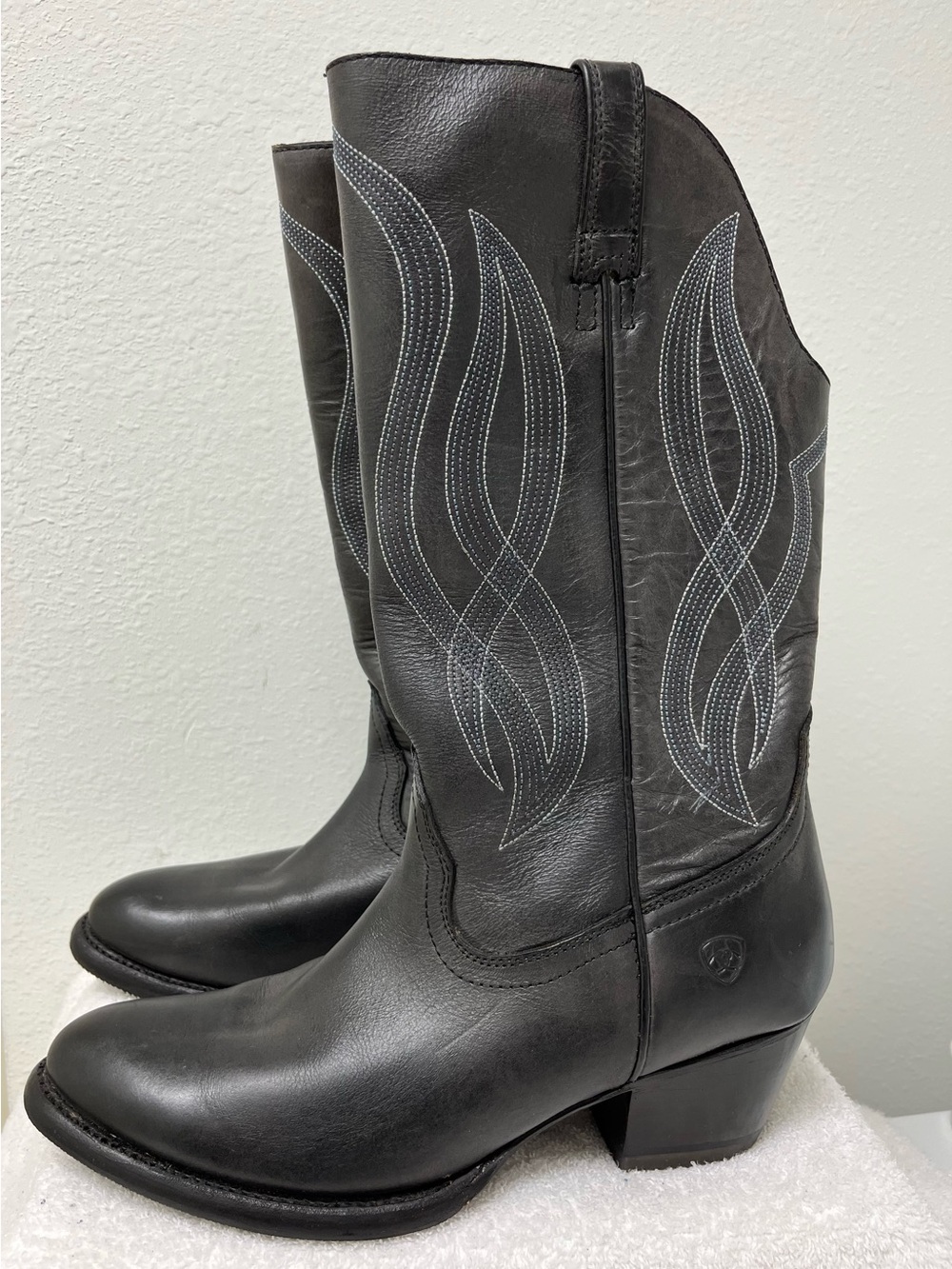 Ariat Western Boots Black Leather US Women’s 10B Style 10012064